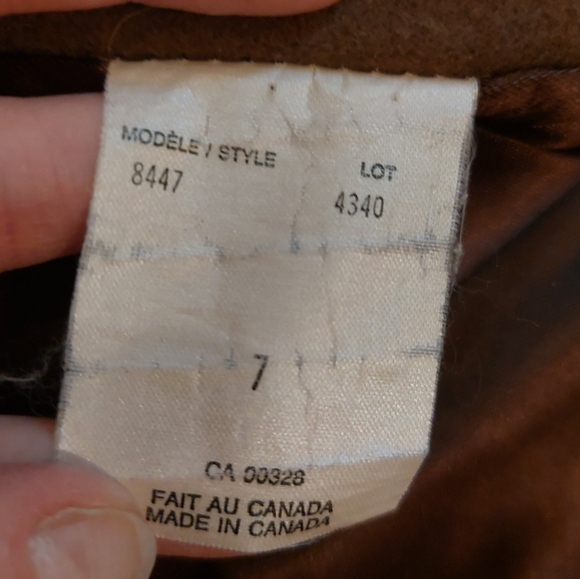 Vintage cashmere blend Novelti coat with cape  rare piece - Picture 8 of 11